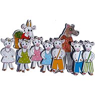 Marionetino Wolf and goat puppets 9 pcs - Puppet