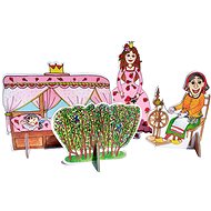 Marionetino Sleeping Beauty - 2 puppets, crib, bush - Puppet