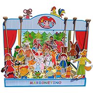 Marionette Puppet Theatre 30 puppets - 6 fairy tales - Puppet