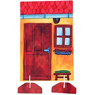 Marionetino House with a window - backdrop - Figure Accessories