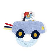 Lilliputiens Teether Ring, Jules the Dog - Baby Teether