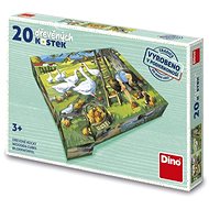 Dino On The Ship - Wooden Blocks
