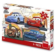 Dino Cars on the road 4×54 - Jigsaw Puzzle