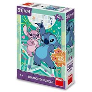 Dino Stitch diamond - Jigsaw Puzzle