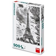 Dino Black and white Eiffel Tower - Jigsaw Puzzle