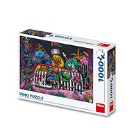 Dino Monsters on a trip - Jigsaw Puzzle