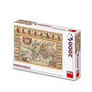 Dino Historical World Map - Jigsaw Puzzle