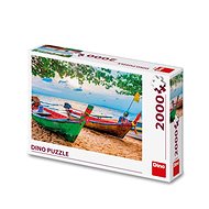 Dino Fishing Boats - Jigsaw Puzzle