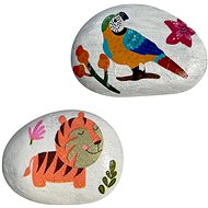 Mac Toys Arto Decorating stones with napkin method - Pebble Painting