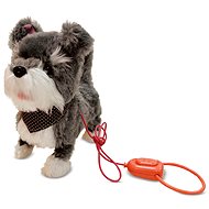 Plush Dog Ferda on a leash - Soft Toy