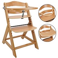 Growing chair with tray natural - High Chair