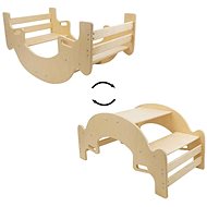 Picnic table and swing 2in1 natural - Children's Furniture
