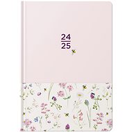 Diary purple meadow flowers - Planner