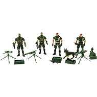 Teddies Soldiers 4 pcs with accessories - Figure and Accessory Set