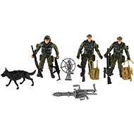 Teddies Soldiers with dog - Figure and Accessory Set