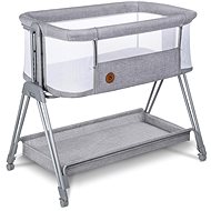 Lionelo Luna Grey Concrete - Travel Bed