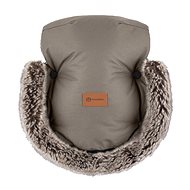 PETITE&MARS Furry Mocha Mousse - Pushchair Gloves