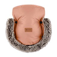 PETITE&MARS Furry Pastel Peach - Pushchair Gloves