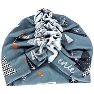 Turban - dětská čepice 6-9m Bear and Fox - Čepice pro miminko