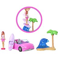 Barbie Mini BarbieLand Vehicles - Beach Convertible and Doll - Game Set