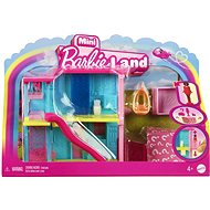 Barbie Mini BarbieLand domeček - Modrý dům s doplňky a panenkou - Game Set