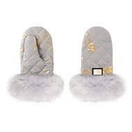 Bjällra of Sweden Rukavice Grey Golden - Pushchair Gloves