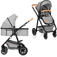 Lionelo Amber 2 in 1 Grey Stone - Baby Buggy