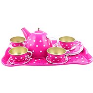 Lamps Tea set with polka dots tin - Toy Kitchen Utensils