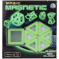 Lamps Magnetic building set 14 pieces luminous - Building Set