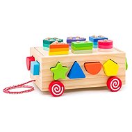 Woody Cart with shapes 3in1 - Puzzle