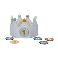 Little Dutch Birthday Crown with Numbers Blue - Party Hats