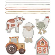 Little Dutch Lace-up Cards Farm - Bead Track