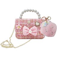 Sparkys Mini Handbag with Key Ring Heart with Pearls - Kids' Handbag