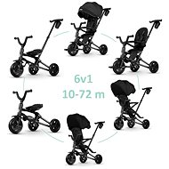 QPLAY Nova Niello foldable up to 6 years old Black - Tricycle