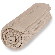 Vinter & Bloom Soft Grid Organic Golden Sand - Blanket