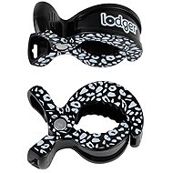 Lodger Swaddle Clip print 2balení Black-Dot - Pram Pegs