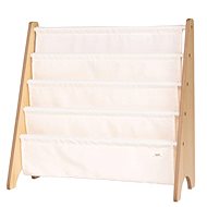3 Sprouts Recycled Solid/Cream Book Display - Toy Organiser