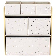 3 Sprouts Recycled Terrazzo/Palest Pink Organizer - Toy Organiser