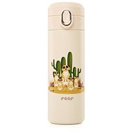 REER Bottle with straw 350 ml creamy white - Children's Water Bottle