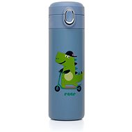 REER Bottle with straw 350 ml blue - Children's Water Bottle