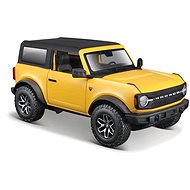 Maisto 2021 Ford Bronco Badlands, yellow - Metal Model