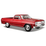 Maisto 1965 Chevrolet El Camino, metallic red - Metal Model
