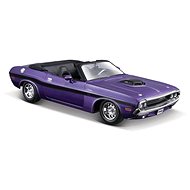 Maisto 1970 Dodge Challenger R/T Convertible, metal purple - Metal Model