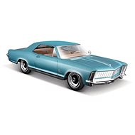 Maisto 1965 Buick Riviera, metallic blue - Metal Model