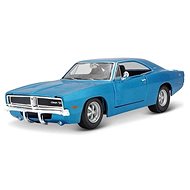 Maisto 1969 Dodge Charger R/T, metal blue - Metal Model