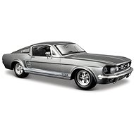 Maisto 1967 Ford Mustang GT, metal grey - Metal Model