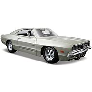 Maisto 1969 Dodge Charger R/T, silver - Metal Model