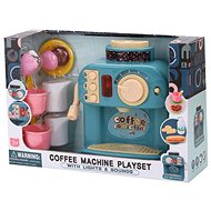 Coffee machine with accessories orange - Toy Appliance