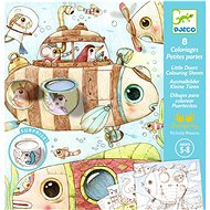 DJECO Revealing pictures Malo on a trip - Colouring Book