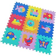 Alltoys Foam puzzle Animals and means of transport 9 pcs - Foam Puzzle